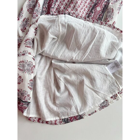 SOFT JOIE Jorell B Porcelain & Jasmine Cotton Gauze A-Line Tent Dress, Size S - Picture 8 of 11